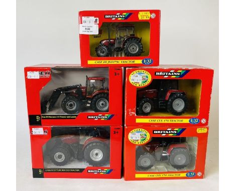 Britains 1:32 Scale To include:&nbsp;- Case IH Optum 300 CVX, maxxum 110 tractor &amp; loader, IH JX1075C, 2x CVX 170&nbsp; -
