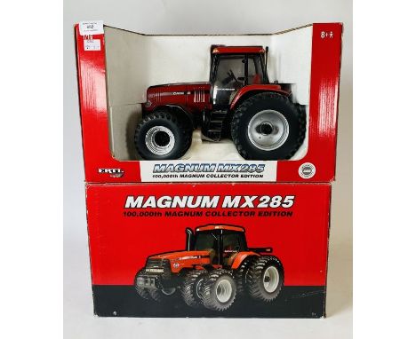 ERTL 1:16 Scale - Case Magnum MX285 Tractors, 100,000 Magnum collector edition - Both boxed (2)