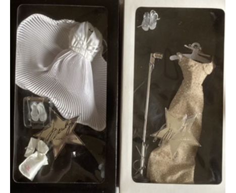 Franklin Mint Vintage Vinyl Portrait fashion doll wardrobe collection doll set ; Marilyn Monroe boxed outfits , white subway 