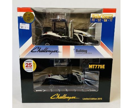 USK Models 1:32 Scale Challenger MT775E - No.114 of 1000, Challenger MT875 Bulldog Ltd Ed No. 100 of 500 - Both Boxed (2)&nbs