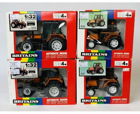 Britains 1:32 Scale - To include: Renault 155.54 (incorrect box), dual wheel model, 2x 70-14 - All Boxed&nbsp; (4)