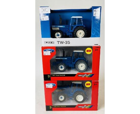 Britains 1:32 Scale - To include: Ford TW25, TW30, ERTL TW35 - All Boxed (3)