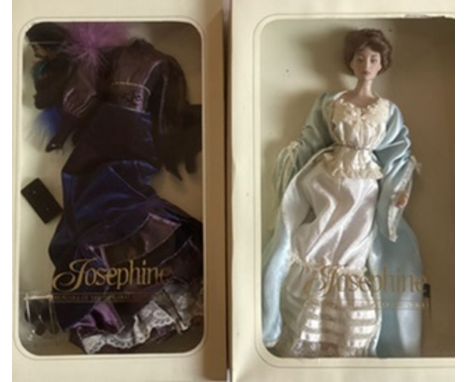 Franklin Mint&nbsp; vinyl Portrait Josephine Gibson Girl dolls&nbsp; &amp; outfits; Boxed doll and 1 boxed outfit (2)- unopen