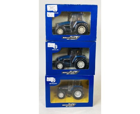 Britains 1:32 Scale - To include: Scarce new holland TD95D tractor - made for the turkish market, dealer box. 2x Tm165 tracto
