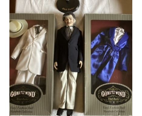 Franklin Mint&nbsp; Scarlet Ohara Rhett Butler doll Heirloom vintage portrait dolls &amp; outfits;&nbsp; Loose unused doll an