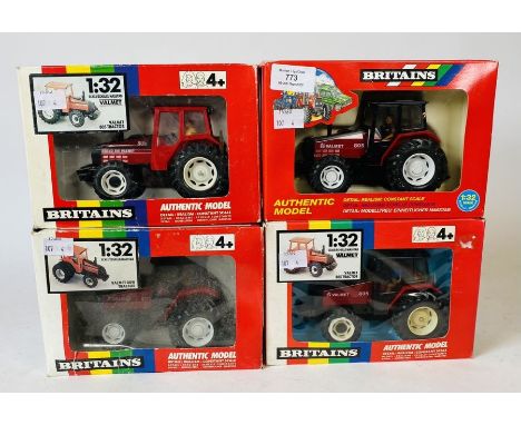Britains 1:32 Scale - To include: 2x Valmet tractor - with variations. Valmet 805 dual wheel, Volvo BM Valmet 805 (4)