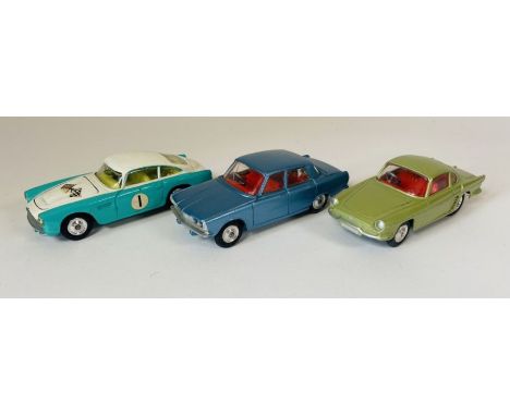 Corgi Die Cast - Assorted unboxed models, to include: Aston Martin DB4, Renault Floride No.222, Rover 2000 (3)