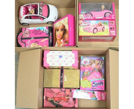 Mattel Barbie and Marvel dolls, Hasbro Sindy etc, includes: Mattel Winter Rhapsody Barbie, #16353, Avon Exclusive; Mattel Pre