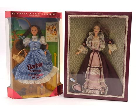 Mattel Barbie Pair Including: (1) Victorian Barbie With Cedric Bear Collector Edition 25526 (Cedric Bear Is Loose In The Box)