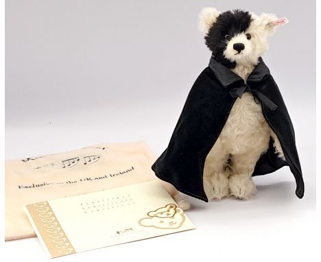 Steiff Musical Phantom of the Opera Teddy Bear, UK and Ireland Exclusive, White Tag 662164, LE 3000, With Key Wind Musical me
