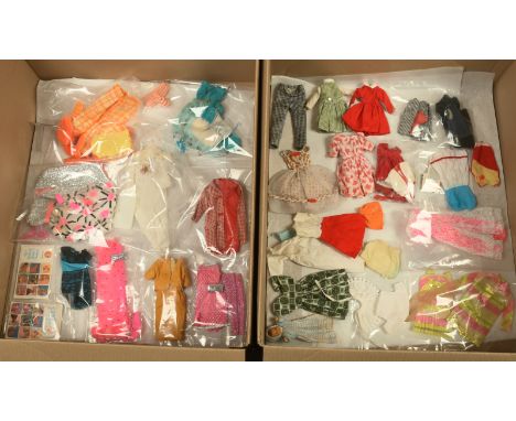 Mattel Barbie vintage clothing, plus Pedigree Sindy, Marx, etc: Francie Silver Cage #1208; Barbie Extravaganza #1844; Barbie 