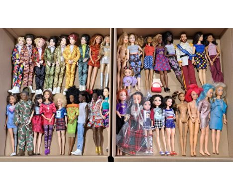 Mattel Barbie, Jakks Pacific, Pedigree, Hasbro Doll Group Including: Kylie Minogue Silvanemesis Doll, Sindy (Sticky), Jem Dol