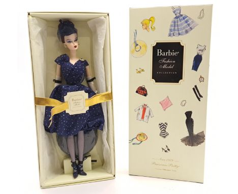 Mattel Silkstone Barbie Parisienne Pretty Gold Label, # N6594, Unchecked For Completeness, Certificate, Within Good Plus To E