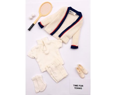 Mattel Barbie Ken Time for Tennis #790 vintage outfit, 1962 - 1963, Good to Excellent.