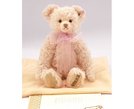 Steiff "Candle in the Wind" Musical Bear, White Tag 661624, LE 464/4000, Exclusive To UK &amp; Ireland, Mohair, Plays Sir Elt