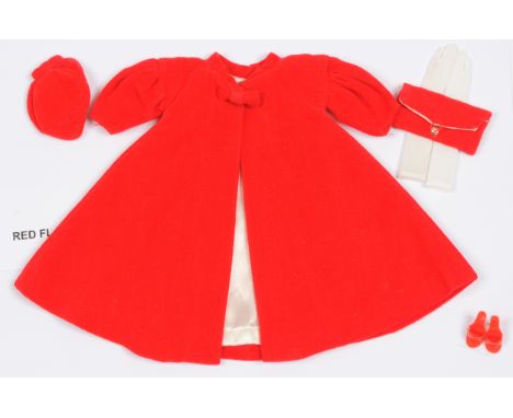 Mattel Barbie Red Flare #969 vintage outfit, 1962 - 1965, Good to Excellent Plus.