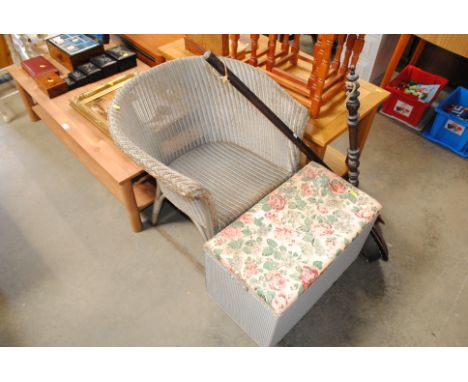 A Loom chair and linen box