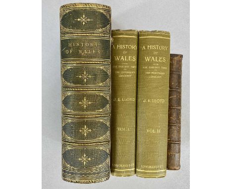 B. B. WOODWARD 'THE HISTORY OF WALES FROM THE EARLIEST TIMES', 1st Edition, published 1853, Virtue &amp; Co, London and New Y