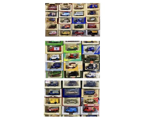 BOXED LLEDO DIECAST SCALE MODEL VEHICLES, liveried commercials and cars, collection of approx. 100