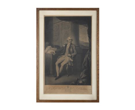 AFTER R. LOVESAYThe Earl of Charlemont,Mezzotint, 73.5 x 47cm Engraved by J. Dean, framed