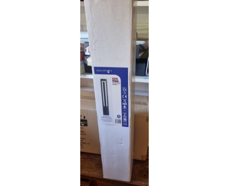 { Option of lots:  262, 263 } 2 x New and Boxed Searchlight 1055-500GY Michigan Led Outdoor Post IP54 500mm Height - Dark Gre