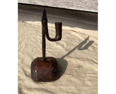 An 18th cent Rush light 