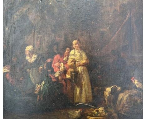 Old master interest an early oil on panel apparently unsigned&nbsp;