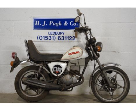 Suzuki OR50 moped. Engine turns over with compression but has been barned stored for some time so will require recommissionin