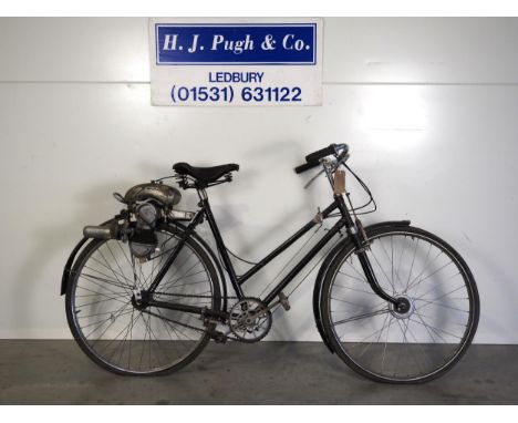 Hercules bicycle fitted with Powerpak engine