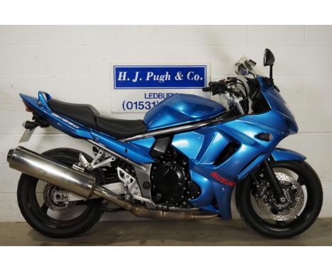 Suzuki GSX 1250, 2013.Purchased from Honda main dealer in 2023 by senior rider, only used occasionally.  Selling due to berea