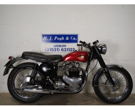 BSA Super Rocket motorcycle. 1960. 650CC.Frame No. GA7.6575Engine No. DA10R1630Runs and rides, engine runs well although has 