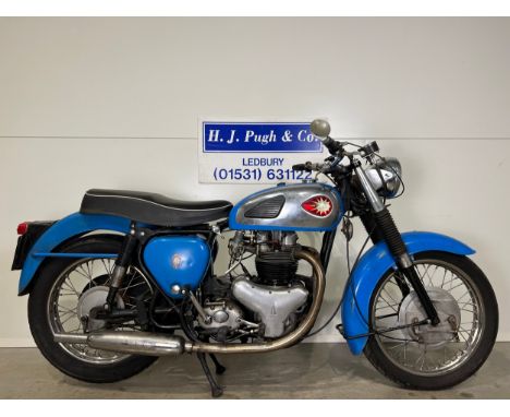 BSA A7/A10 motorcycle. 1961. 650cc. Frame No. G.A7.14820 as stated on V5Engine No. DA10.14566 as stated on V5Property of a de