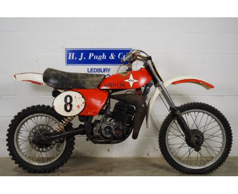 Aprilia Hiro 125 trials bike. Engine No. 221352Engine turns over. Few were ever made. 