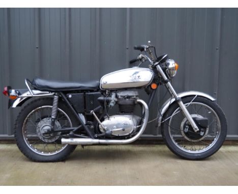 BSA A65 Lightning motorcycle. 650cc Frame No. OEO3783A65 Engine turns over. Canadian import.&nbsp;NOVA document has been appl