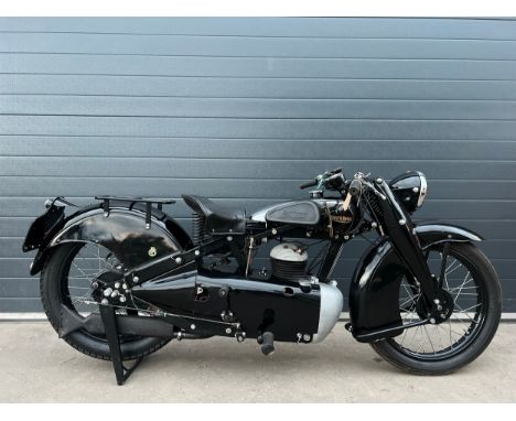 Francis Barnett Cruiser motorcycle. 1934. 247cc Frame No. BB29680 Engine No. BYF 815 (Doesnt match V5) Runs. The bike has bee