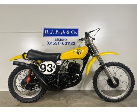 Suzuki TM250 trials bike. 1975. 250cc. Engine No. TM250-48123Engine turns over with good compression and spark, will require 