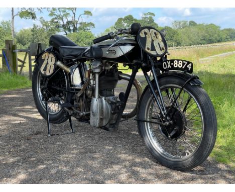 Norton model CS1 motorcycle. 1928. 499cc.Frame No. 30372Engine No. 37875Runs and rides. This 1928 production model CS1 was pu