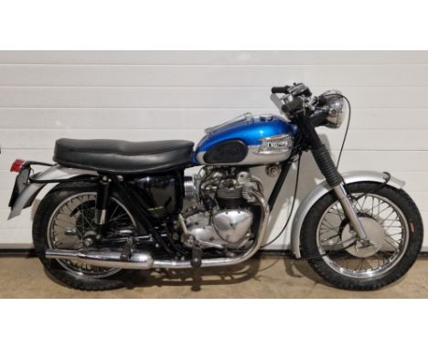 Triumph Tiger 100 motorcycle. 1958. 500ccFrame No. T100A H13674Engine No. H13674Runs and rides. Was restored around 2002 and 