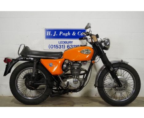 BSA B25 Starfire motorcycle. 1969. 250cc.Frame no. NC6782B25SEngine no. NC6782B25SRuns and rides, US import, full American sp