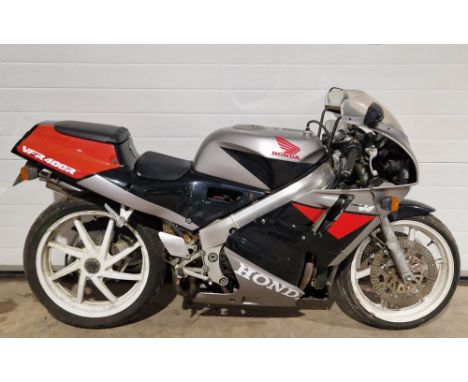 Honda VFR400R NC30 motorcycle. 1989. 400ccFrame No. NC30-1005930Has been dry stored for several years and was last ridden in 