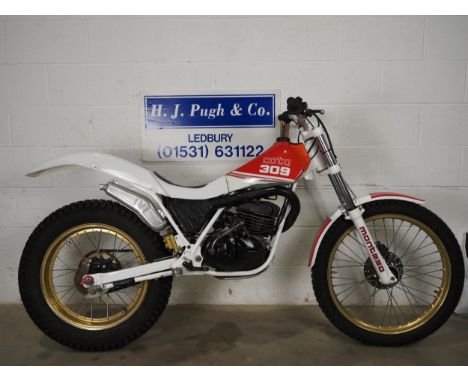 Montesa Cota 309 trials bike. 1988. Frame No. 39M0011342Engine No. 39M11342Runs and rides, has had several new parts fitted a