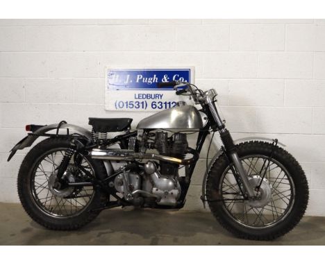 Royal Enfield Bullet trials motorcycle. 1992. 499ccFrame No. 2B51694FEngine No. 2B51694FRuns and rides. Fitted with a trials/