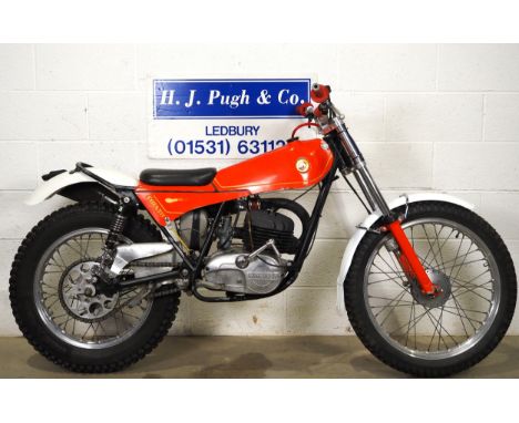 Montesa Cota 247 trials bike. 1975. 247ccFrame No. 21M25828Engine No. 21M25828Runs and rides. Restored in 2017 including full