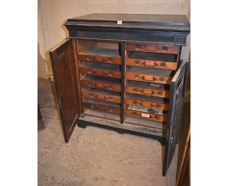 A vintage multi drawer chest for restoration
