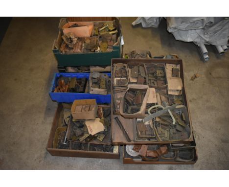 A large quantity of vintage cupboard locks &amp; keys mostly unused