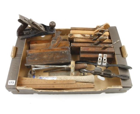 A PRESTON sash shave and other tools G 