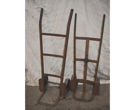 Twi vintage iron sack barrows
