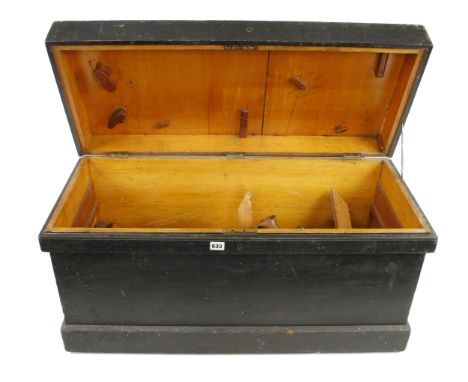 A pine tool chest with wood planes G 