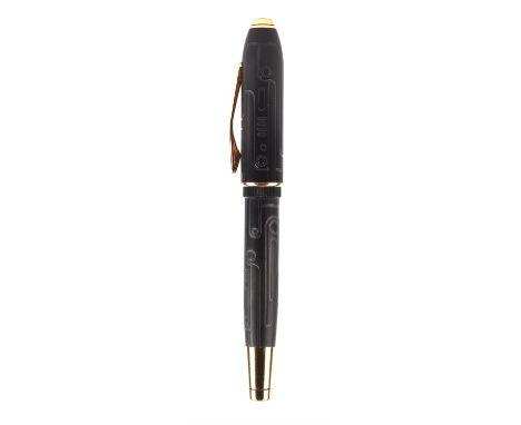 Cross  A Peerless special edition collection, New York fountain pen,  the nib marked 18 ct and numbered 125, the barrel and c