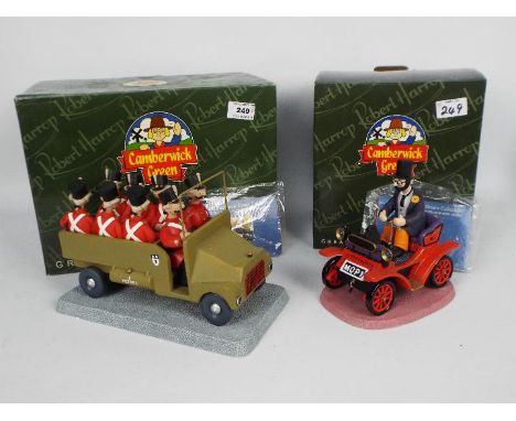 Robert Harrop - The Camberwick Green Collection - The Pippin Fort Army Truck # CG94 and Dr Mopp in his Car # CG63, both appea